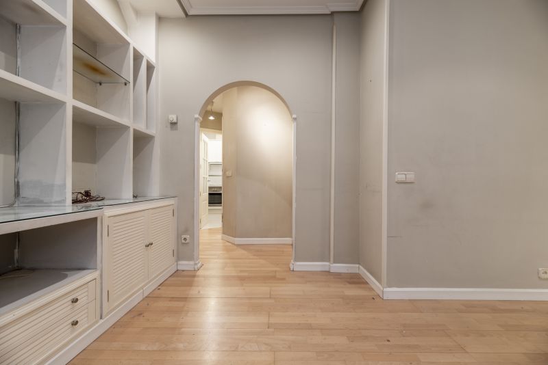 Built In Shelvings in Living Room